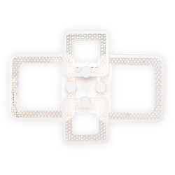 Plafoniera Tire LED 60W 3CCT cu telecomanda, alb, Erste