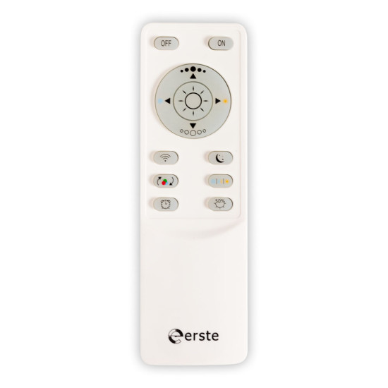 Plafoniera Tire LED 60W 3CCT cu telecomanda, alb, Erste Plafoniera Tire LED 60W 3CCT cu telecomanda, alb, Erste