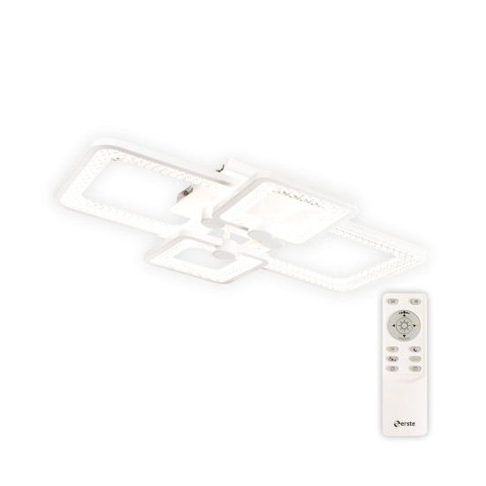Plafoniera Tire LED 60W 3CCT cu telecomanda, alb, Erste Plafoniera Tire LED 60W 3CCT cu telecomanda, alb, Erste