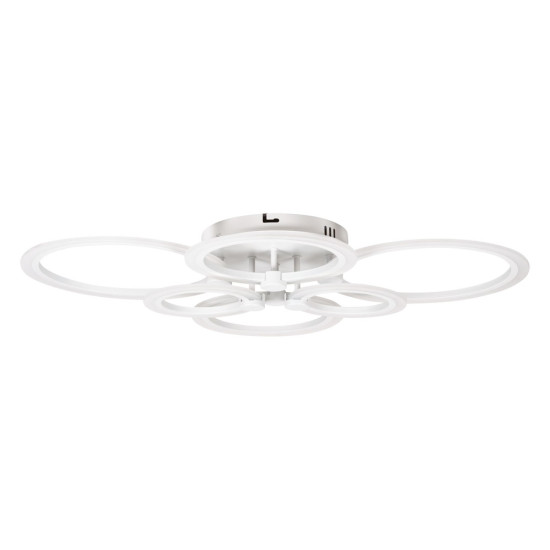 Plafoniera Europe LED 130W 3CCT cu telecomanda, alb, Erste Plafoniera Europe LED 130W 3CCT cu telecomanda, alb, Erste