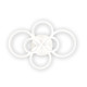 Plafoniera Europe LED 130W 3CCT cu telecomanda, alb, Erste Plafoniera Europe LED 130W 3CCT cu telecomanda, alb, Erste