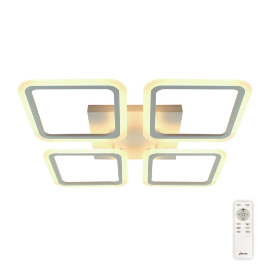 Plafoniera Sonne LED 120W 3CCT cu telecomanda, alb, Erste