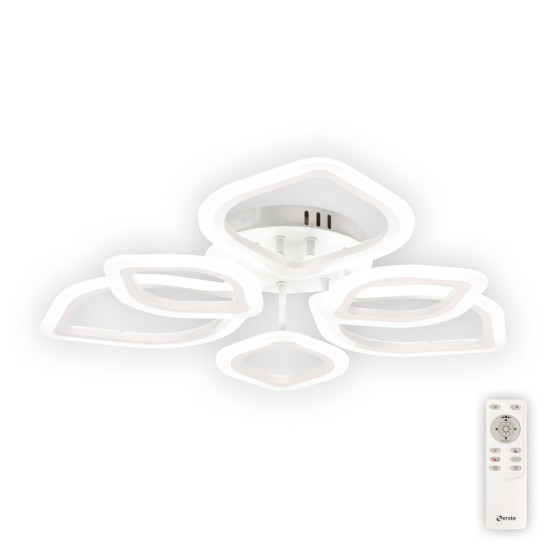 Plafoniera Azalia LED 100W 3CCT cu telecomanda, crom, Erste Plafoniera Azalia LED 100W 3CCT cu telecomanda, crom, Erste