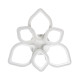 Plafoniera Azalia LED 100W 3CCT cu telecomanda, crom, Erste Plafoniera Azalia LED 100W 3CCT cu telecomanda, crom, Erste