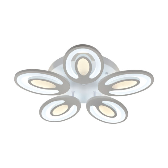 Plafoniera Petal LED 80W 3CCT cu telecomanda, alb, Erste