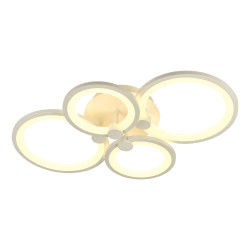 Plafoniera Pearl LED 58W 3CCT cu telecomanda, alb, Erste
