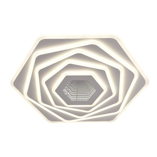 Plafoniera Infinity LED 100W 3CCT cu telecomanda, alb, Erste