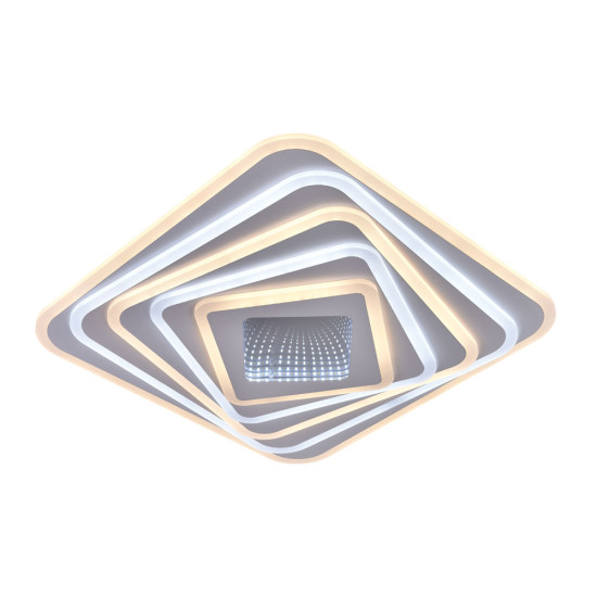 Plafoniera Charm LED 132W 3CCT cu telecomanda, alb, Erste