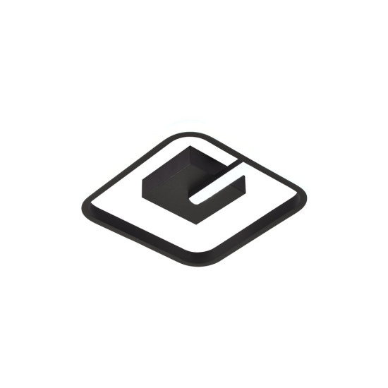 Plafoniera Veon LED 28W 3CCT 1960lm negru - ERSTE