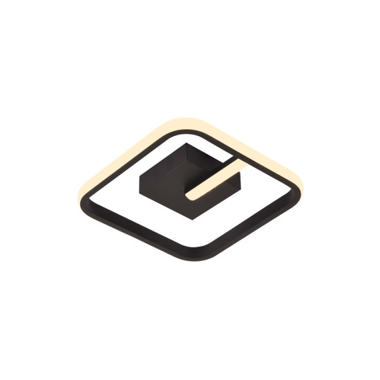 Plafoniera Veon LED 28W 3CCT 1960lm negru - ERSTE