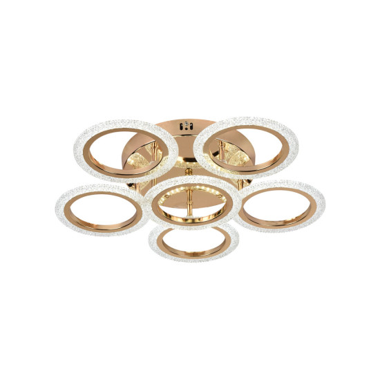 Lustră Bright LED 60W 3CCT 5800lm auriu dimabilă - ERSTE