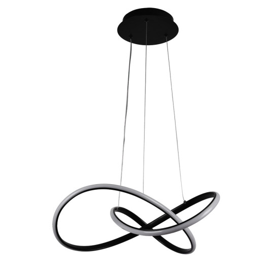 Pendul Libra LED 55W 3CCT 3410lm negru - ERSTE