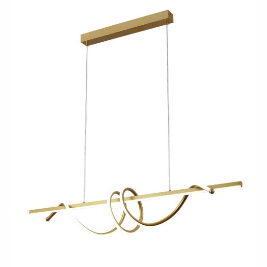 Lustra led aurie LEONIS 75W/3800LM 2700K-6500K