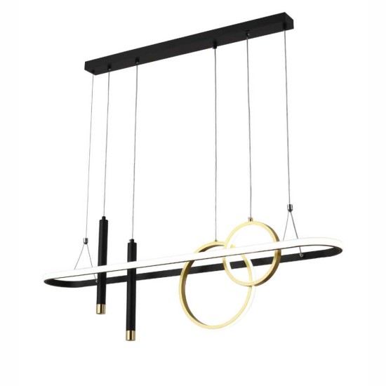 Lustra led cu telecomanda APODIS 116W/5500LM 2700K-6500K