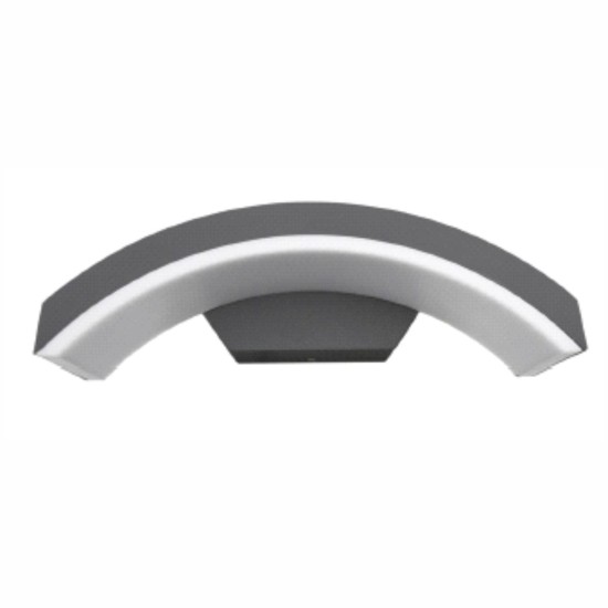 Aplica LED de exterior bumerang, 24W=160W, 3000K, lumina calda, 2160Lm, IP65