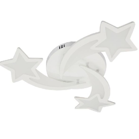 Lustra led dimatbila STEA 62W cu 3 brate 3 CULORI+IR Lustra led dimatbila STEA 62W cu 3 brate 3 CULORI+IR