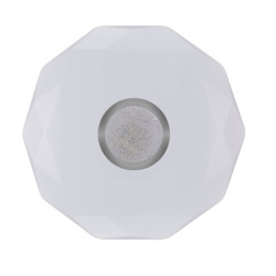 Plafoniera LED diamant cu inel decorativ, Ø400, 24W, 1680Lm, 6500k