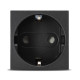 Priza Schuko protectie copii 2 Module, Elbi, Moda Voice