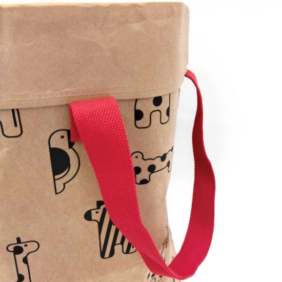 Cos depozitare jucarii 40 x 40 x 50 cm, model Animale