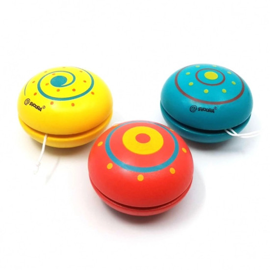 YoYo clasic lemn - Albastru