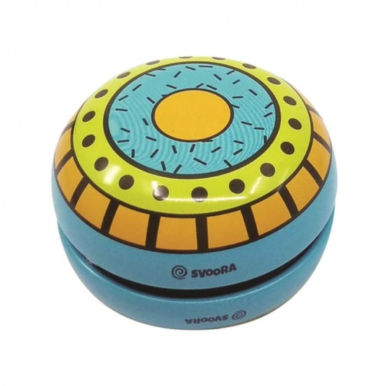 YoYo freespin metalic "Funky Party" - Albastru