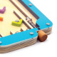 Joc interactiv de indemnare Pinball din lemn albastru