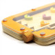 Joc interactiv de indemnare Pinball din lemn orange