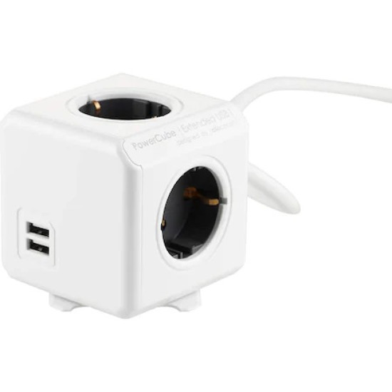 Priza PowerCube Allocacoc 1407 Extended USB, 3m