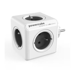 Stecher 5 prize tip Schuko Allocacoc PowerCube Original grey