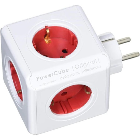 Priza PowerCube Allocacoc 1100RD Original Red