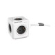Prelungitor PowerCube Allocacoc 1300GY Extended, 4 prize, 1.5m, Gri
