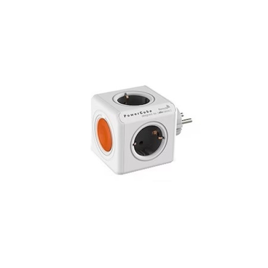 Priza/prelungitor PowerCube Allocacoc 1511 Original Remote, cu intrerupator, indicator LED, 4 prize