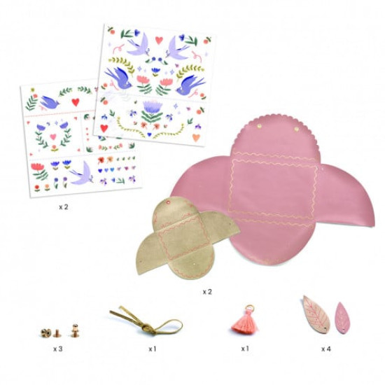 Joc creativ DIY Poseta si portmoneu, Djeco