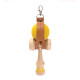 Joc de indemanare Kendama din lemn cu husa din piele, Svoora, neagru, galben, Sv_23162 Joc de indemanare Kendama din lemn cu husa din piele, Svoora, neagru, galben, Sv_23162