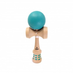 Joc de indemanare Kendama din lemn cu husa din piele, Svoora, albastru Sv_23163 Joc de indemanare Kendama din lemn cu husa din piele, Svoora, albastru Sv_23163