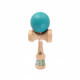 Joc de indemanare Kendama din lemn cu husa din piele, Svoora, albastru Sv_23163 Joc de indemanare Kendama din lemn cu husa din piele, Svoora, albastru Sv_23163
