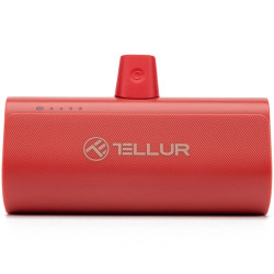Baterie externa Tellur PD202 5000mAh,QC3.0 18W + PD20W, USB-C, rosu