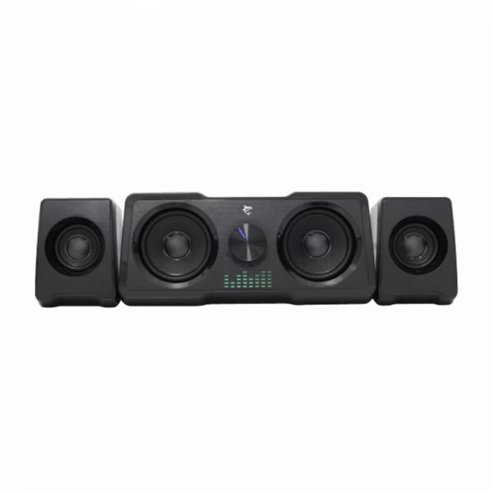 Sistem de boxe White Shark 2.2 GSP-968 MOOD, 16 W RMS (5W x 2 + 3W x 2), Iluminare Rainbow LED, Alimentare USB, Interfata 3.5 mm, negru,
