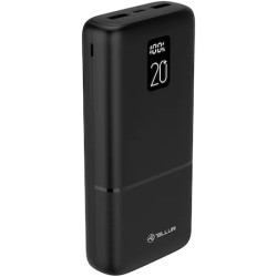 Baterie externa Tellur Boost Pro PD202 20000mAh 2xQC3.0 22.5W + PD 20W, LCD display, negru