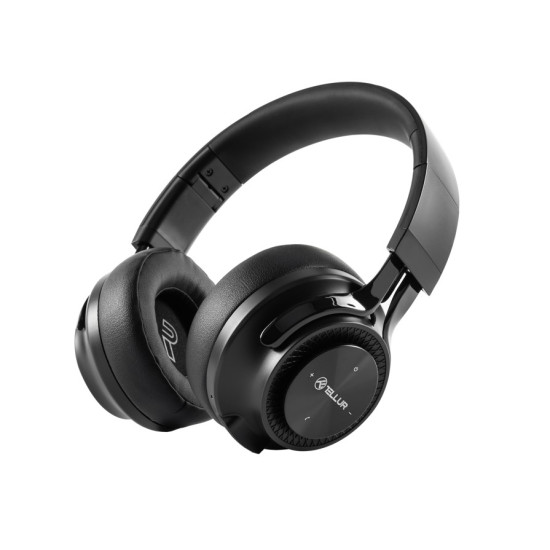 Casti Over-ear Bluetooth Tellur Feel, negru