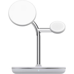 Incarcator wireless birou Tellur, 3-in-1, certificat MagSafe 15W, Watch 2.5W, TWS 5W, alb