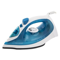 Fier de calcat cu abur, Esperanza, 2200W, Capacitate rezervor 220ml, Albastru/Alb
