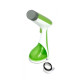 Fier de calcat vertical orizontal dungi si periere, Esperanza EHI008, debit abur 20ml rezervor detasabil, 1400W, 800g, 29 x 14 x 10 cm, Verde/Alb
