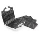 Sandwich-maker 3 in 1 ESPERANZA, 700 W, Grill/ Vafe/ Sandwich, Alb.