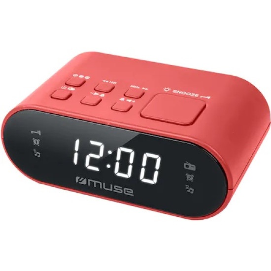 Ceas Dual alarma MUSE M-10 RED