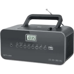 Radio portabil CD/MP3 player cu USB, MUSE M-28 DG gri