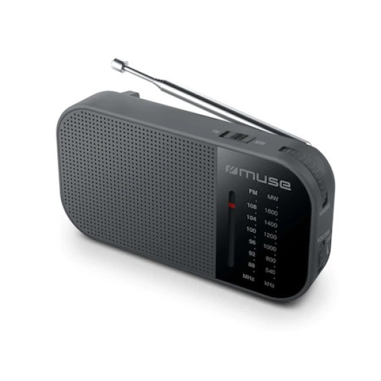 Radio de buzunar negru Muse M-025 R