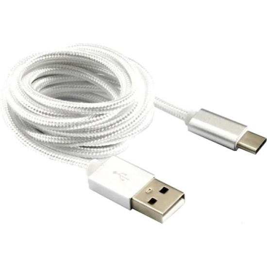 Cablu de date Sbox Fuity Bijeli USB - Type C, Alb
