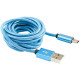 Cablu de date Sbox Fuity Plavi USB - Type C, Albastru