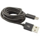 Cablu de date Sbox Fuity Crni USB - Type C, Negru